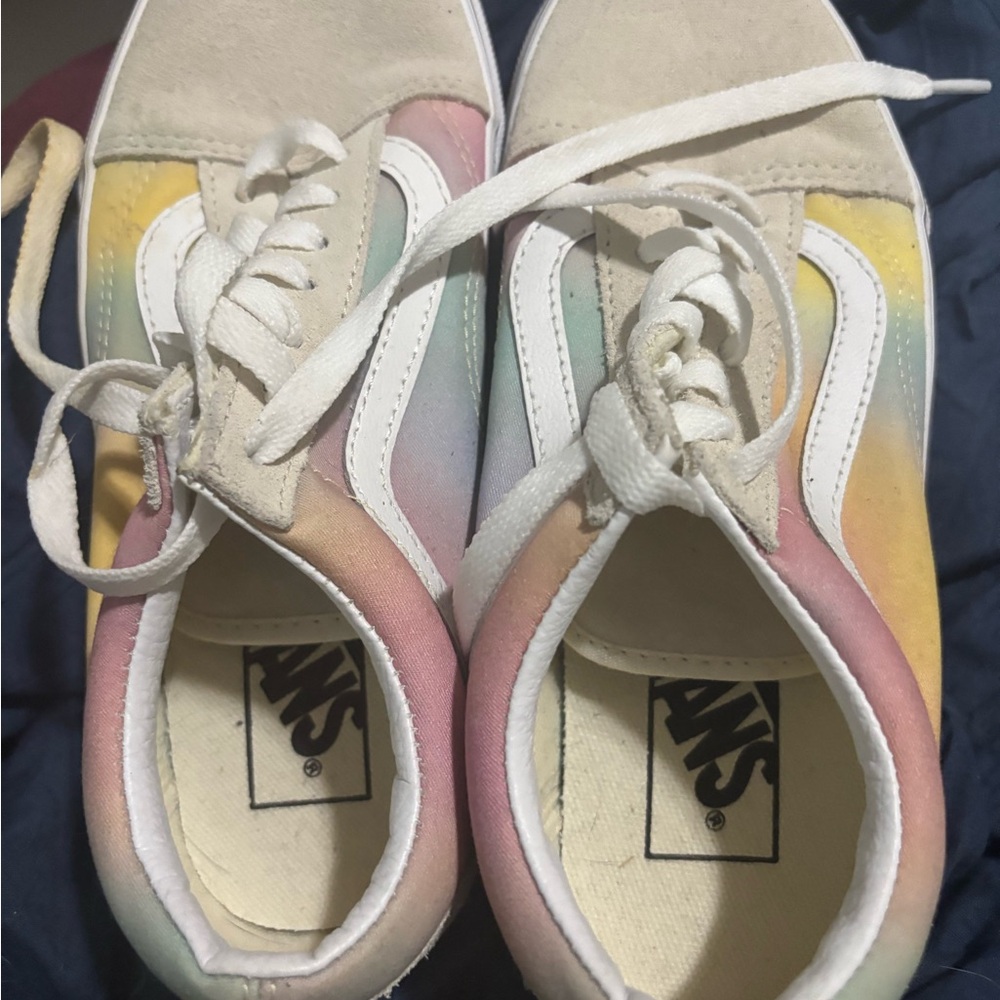 Vans Women's Pastel Rainbow Sneakers